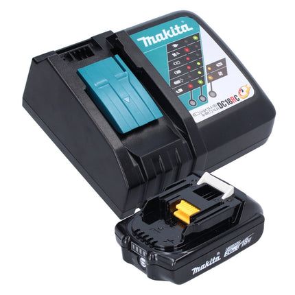 Radio da cantiere a batteria Makita DMR 301 RA1 12 V max. - 18 V DAB / DAB+ / Bluetooth + 1x batteria ricaricabile 2,0 Ah + caricatore