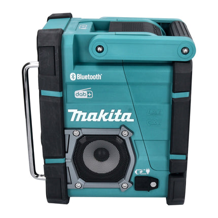 Radio da cantiere a batteria Makita DMR 301 RG 12 V max. - 18 V DAB / DAB+ / Bluetooth + 2x batteria ricaricabile 6,0 Ah + caricatore