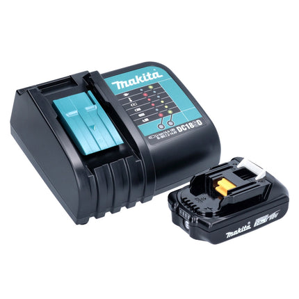 Avvitatore a impulsi a batteria Makita DTD 152 SAX5 18 V 165 Nm + 1x batteria ricaricabile 2,0 Ah + caricabatterie + set di accessori da 101 pezzi + valigetta