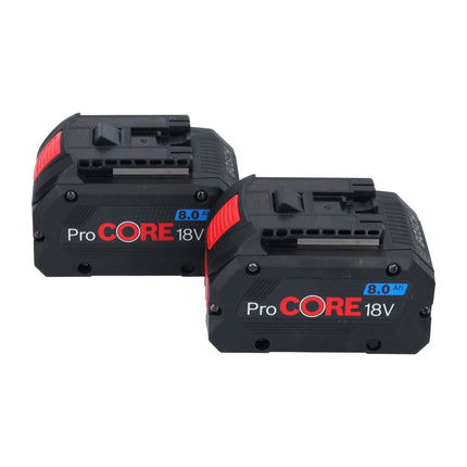 Bosch Starter Set mit 2x ProCORE 18 V 8,0 Ah Akku + GAL 18V-160 C Ladegerät ( 1600A016GP )