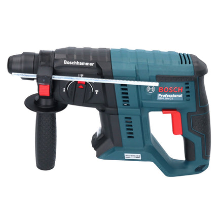 Bosch GBH 18V-21 Professional Akku Bohrhammer 18 V 2,0 J Brushless ( 0611911102 ) + 2x Akku 4,0 Ah + Ladegerät + L-BOXX