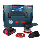 Bosch GEX 18V-125 Levigatrice rotorbitale a batteria professionale 18 V 125 mm senza spazzole + 1x batteria ricaricabile ProCORE 4,0 Ah + L-BOXX - senza caricabatterie