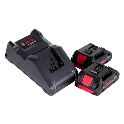 Bosch GWS 18V-10 Smerigliatrice angolare professionale a batteria 18 V 125 mm senza spazzole + 2x batteria ProCORE 4,0 Ah + caricabatterie + L-Boxx