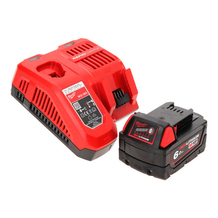 Milwaukee M18 HOAL-601FC Akku LED Lampe Baustrahler 18 V 4000 lm + 1x Akku 6,0 Ah + Ladegerät