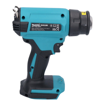 Makita DHG 180 A1 pistola ad aria calda a batteria 18 V 550 °C + 1x batteria ricaricabile 2,0 Ah - senza caricabatterie