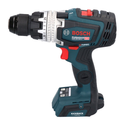 Bosch GSB 18V-150 C Trapano a percussione professionale a batteria 18 V 150 Nm ( 06019J5102 ) Biturbo Brushless + L-Boxx - senza batteria, senza caricabatterie