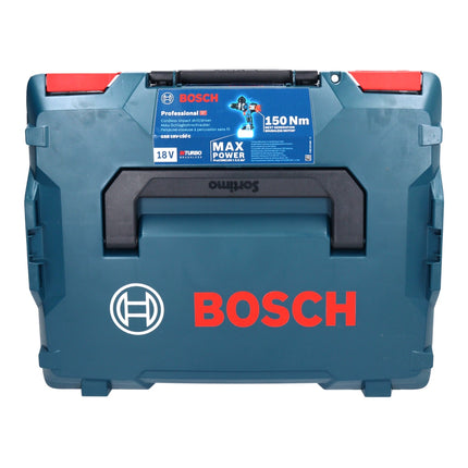 Bosch GSB 18V-150 C Trapano a percussione professionale a batteria 18 V 150 Nm Biturbo Brushless + 2x batteria ricaricabile 5,0 Ah + caricabatterie + L-Boxx