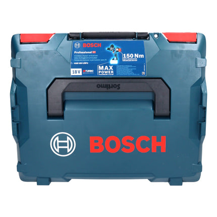Bosch GSB 18V-150 C Trapano a percussione professionale a batteria 18 V 150 Nm Biturbo Brushless + 1x batteria ricaricabile ProCORE 4,0 Ah + caricabatterie + L-Boxx
