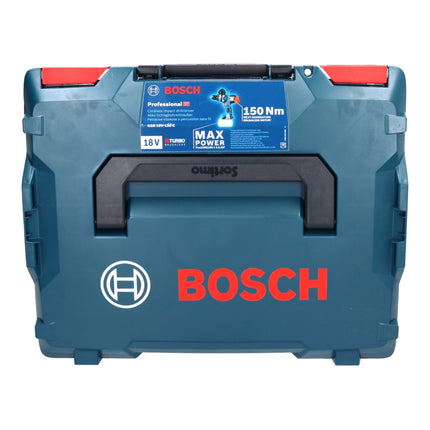 Bosch GSB 18V-150 C Trapano a percussione professionale a batteria 18 V 150 Nm Biturbo Brushless + 1x batteria ricaricabile ProCORE 8,0 Ah + L-Boxx - senza caricabatterie