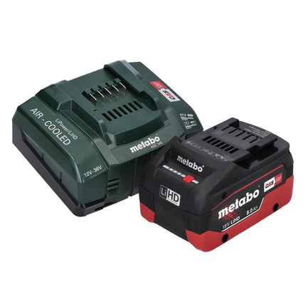 Metabo KH 18 LTX BL 28 Q Trapano a percussione a batteria 18 V 3 J SDS plus Brushless + 1x batteria 8,0 Ah + caricabatteria + metaBOX