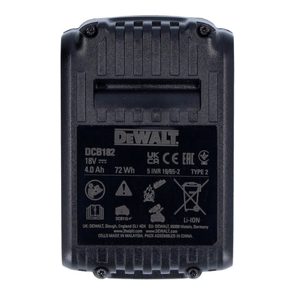 Dewalt DCB 182 Batteria al Litio 18V - 4 Ah / 4000 mAh XR