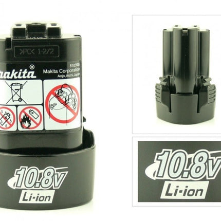 Makita UM 164 DWE 10,8 V Li-ion Akku Grasschere: 2x Makita BL1013 Akku + Makita DC10WA Ladegerät ( ohne Koffer ) - Toolbrothers