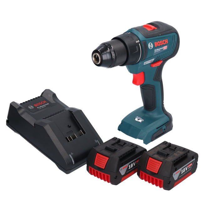 Bosch GSR 18V-55 Trapano avvitatore professionale a batteria 18 V 55 Nm brushless + 2x batteria ricaricabile 5,0 Ah + caricabatterie