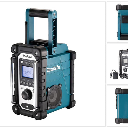 Makita DMR 116 radio da cantiere a batteria 14,4 - 18 V AM FM AUX Solo - senza batteria, senza caricabatterie