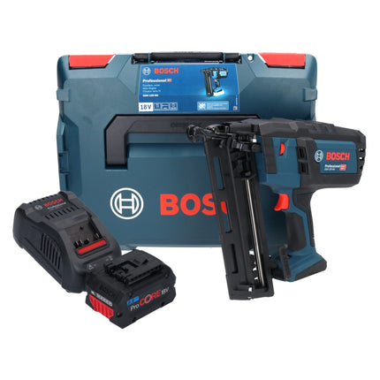 Bosch GNH 18V-64 Chiodatrice a batteria 18 V 64 mm 1,6 mm + 1x batteria ProCORE 8,0 Ah + caricabatterie + L-Boxx