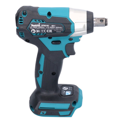 Avvitatore a impulsi a batteria Makita DTW 181 RF1 18 V 210 Nm 1/2" brushless + 1x batteria ricaricabile 3,0 Ah + caricabatterie