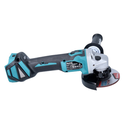 Smerigliatrice angolare a batteria Makita DGA 513 RG 18 V 125 mm brushless + 2x batteria ricaricabile 6,0 Ah + caricabatterie