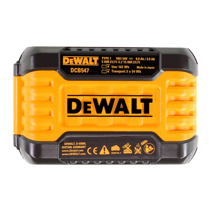 DeWalt Starter Set 54V / 18V - 2x Batterie da 9,0 Ah + Caricabatterie DCB 118 X2 FlexVolt