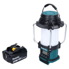 Radio a batteria Makita DMR 055 M1 18 V FM con lanterna a 360° + 1x batteria ricaricabile 4,0 Ah - senza caricabatterie
