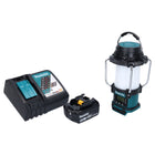 Makita DMR 055 RM1 radio a batteria 18 V FM con lanterna a 360° + 1x batteria ricaricabile 4,0 Ah + caricabatterie