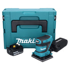 Makita DBO 480 M1J Levigatrice orbitale a batteria 18 V 112 x 102 mm + 1x batteria ricaricabile 4,0 Ah + Makpac - senza caricabatteria