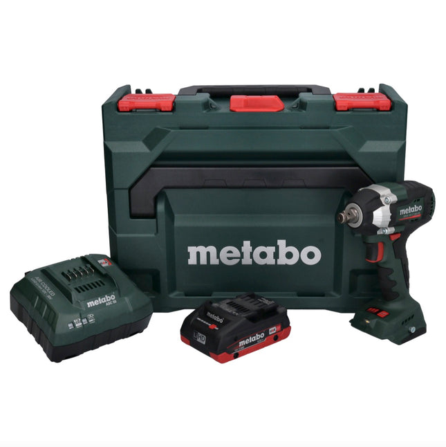 Metabo SSW 18 LT 300 BL avvitatore a impulsi a batteria 18 V 300 Nm brushless + 1x batteria ricaricabile 4,0 Ah + caricatore + metaBOX