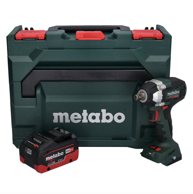 Metabo SSW 18 LT 300 BL 18 V 300 Nm Avvitatore a impulsi senza fili + 1x batteria 5,5 Ah + metaBOX - senza caricatore