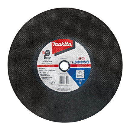 Makita B-64696-5 Trennscheibe 355 x 2,5 x 25,4 mm A36P 5 Stück für Stahl - Toolbrothers