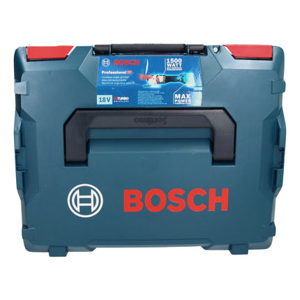 Bosch GWX 18V-15 SC Smerigliatrice angolare professionale a batteria 18 V 125 mm BITURBO X-LOCK + 1x batteria ricaricabile ProCORE 8,0 Ah + caricabatterie + L-BOXX