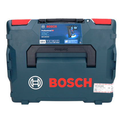 Bosch GNH 18V-64 M Chiodatrice professionale a batteria 18 V 64 mm + 2x batteria ricaricabile ProCORE 8,0 Ah + caricabatteria + L-BOXX
