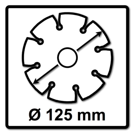 Bosch Standard for Universal Diamanttrennscheibe 125 x 22,23 mm ( 2608615059 ) für Beton, Stahl-Beton, Back-, Kalk- und Sand-Stein
