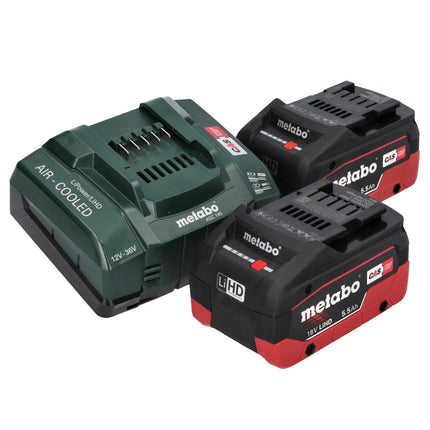 Metabo WB 18 LTX BL 15-125 Smerigliatrice angolare a batteria 18 V 125 mm senza spazzole + 2x batteria ricaricabile 5,5 Ah + caricatore + metaBOX ( 601730660 )