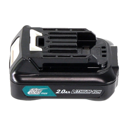 Kit alimentazione Makita 4x BL 1021 B batteria 12 V max. 2,0 Ah CXT ( 4x 197396-9 ) + caricabatteria DC 10 SB ( 197363-4 ) + Makpac