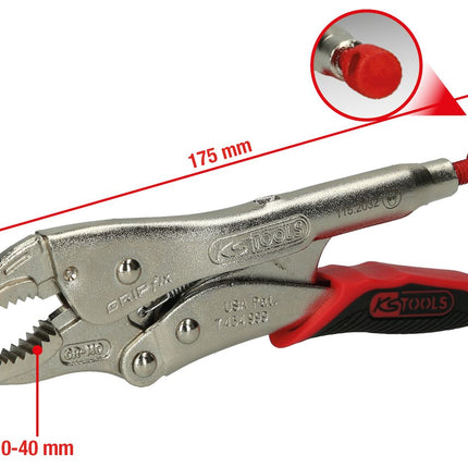 KS TOOLS Pinza a morsetto,175mm ( 115.2032 )