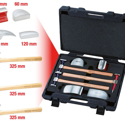 KS TOOLS Assortimento tassi p.carrozzieri,7 pz ( 140.2100 )