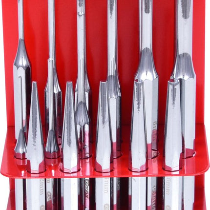 KS TOOLS Durchtreiber-Satz, 17-tlg ( 156.0180 ) - Toolbrothers