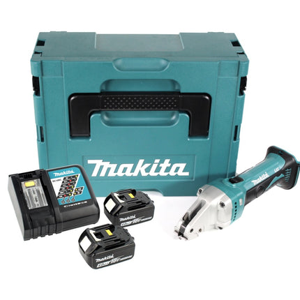 Makita DJS 101 RMJ Akku Blechschere 18V + 2x Akku 4,0Ah + Ladegerät + Makpac - Toolbrothers