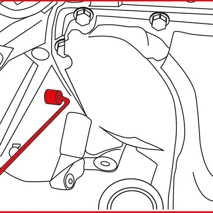 KS TOOLS Serie di utensili per messa in fase motore per BMW / Mini / PSA, 7 pz motori 1,4 ( 400.0875 )