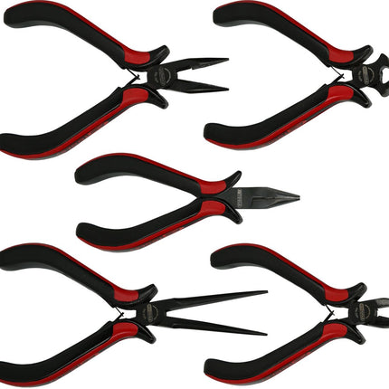 KS TOOLS Feinmechanik-Zangen-Satz, 5-tlg ( 500.7020 ) - Toolbrothers