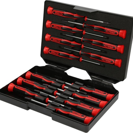 KS TOOLS Feinmechanik-Schraubendreher-Satz PH, Schlitz, Torx, 14-tlg ( 500.7170 ) - Toolbrothers