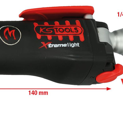 KS TOOLS 3/8" MONSTER Xtremelight Mini-Druckluft-Schlagschrauber mit Umschaltwippe, 108Nm ( 515.3830 ) - Toolbrothers