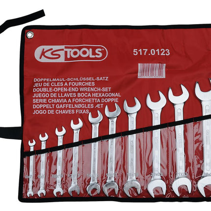 KS TOOLS Doppel-Maulschlüssel-Satz, 11-tlg, 6x7-30x32mm ( 517.0123 ) - Toolbrothers