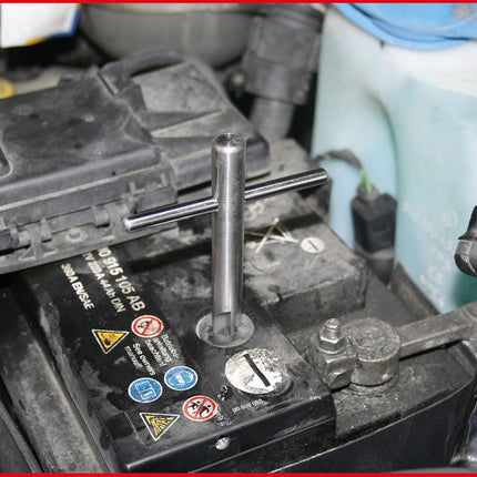 KS TOOLS Batteriestopfen-Dreher mit Knebel, 1,3mm ( 550.1686 ) - Toolbrothers