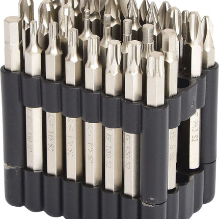 KS TOOLS 1/4" Bit-Satz, 75mm, 32-tlg ( 911.7550 ) - Toolbrothers