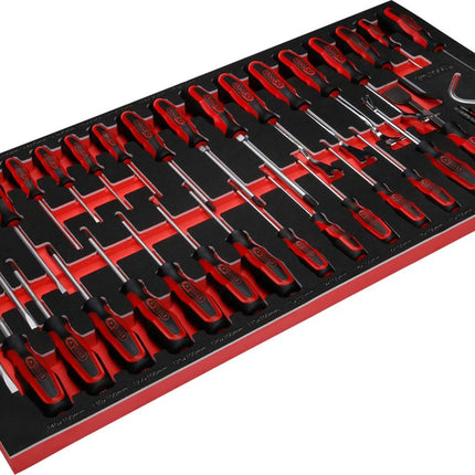 KS TOOLS Schraubendreher-Satz in Schaumstoffeinlage, 33-tlg ( 813.0033 ) - Toolbrothers