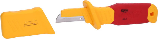 KS TOOLS Dispositivo di misura per cavi con isolamento di protezione e lama diritta, 200 mm ( 117.5602 )