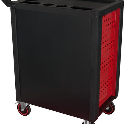 KS TOOLS RACINGline SCHWARZ/ROT Werkstattwagen mit 7 Schubladen und 515 Premium-Werkzeugen ( 826.7515 )