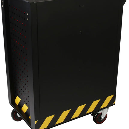 KS TOOLS Carrello portautensili ECOline NERO/ROSSO/GIALLO con 7 cassetti ( 897.1007 )