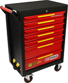 KS TOOLS Carrello portautensili ECOline NERO/ROSSO/GIALLO con 7 cassetti ( 897.1007 )