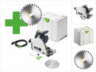 Festool TS 60 K-Plus Master Edition sega a tuffo 1500 watt 168 mm ( 577847 ) + lama + Systainer